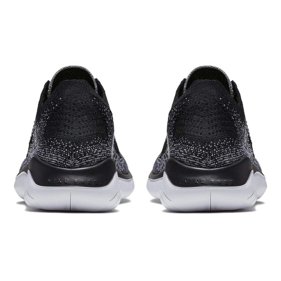 NEW Nike Free RN Flyknit 2018 Men's Running Shoes OREO 942838-101 - Picture 4 of 7
